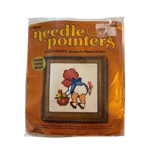Needlepointers Kit Fancy Pants #5701 NOS
